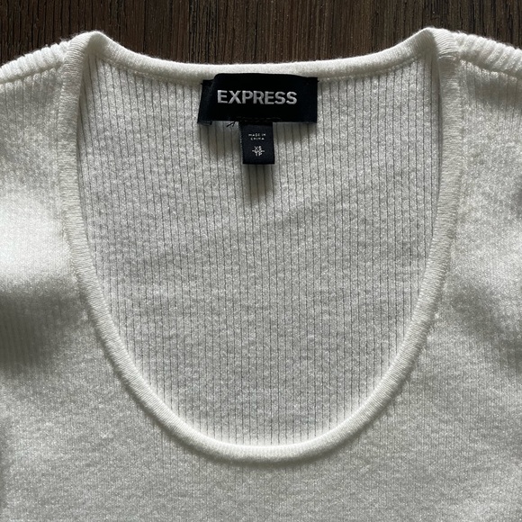 Express Scoop Ribbed Sweater - Picture 4 of 4